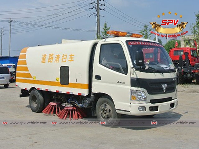 FOTON Road Sweepers (5cbm dustbin + 1cbm water tank)